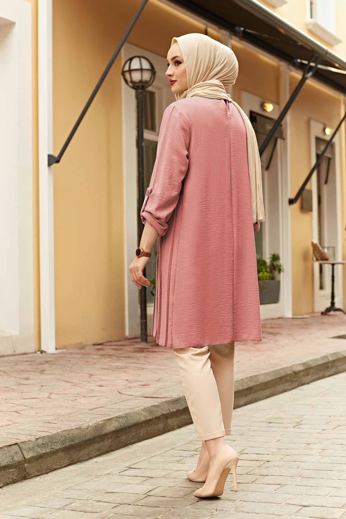 Pleated Islamic Dress