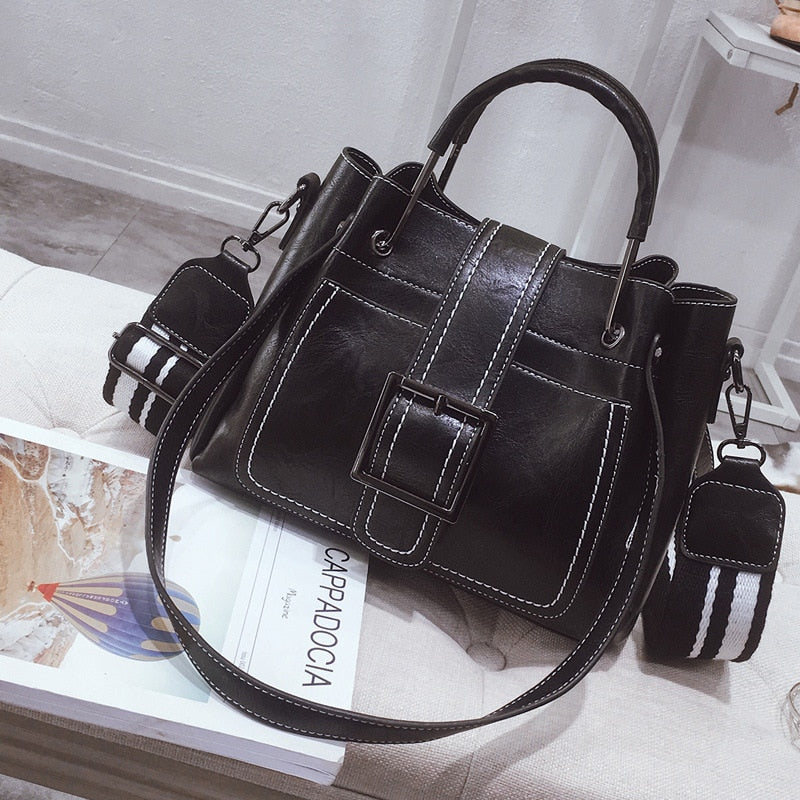 Retro Leather Shoulder Bag