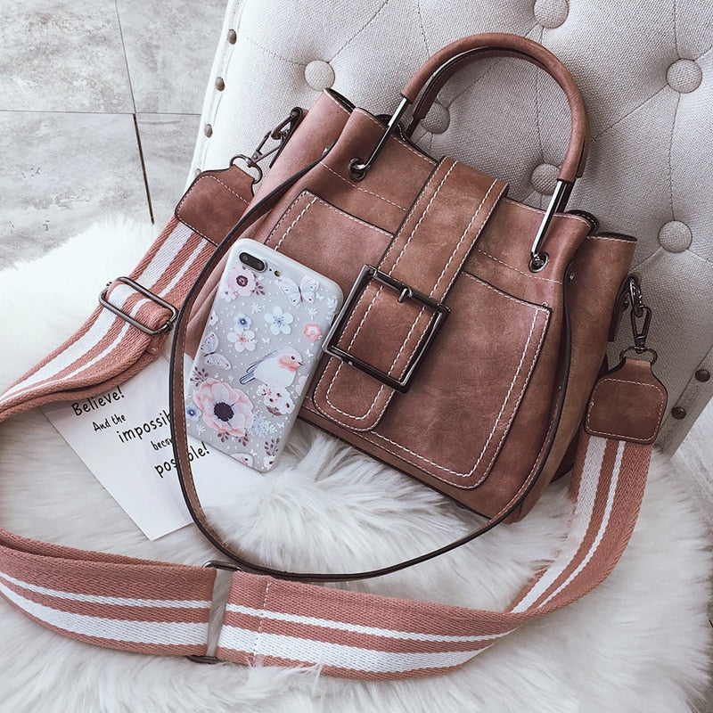 Retro Leather Shoulder Bag