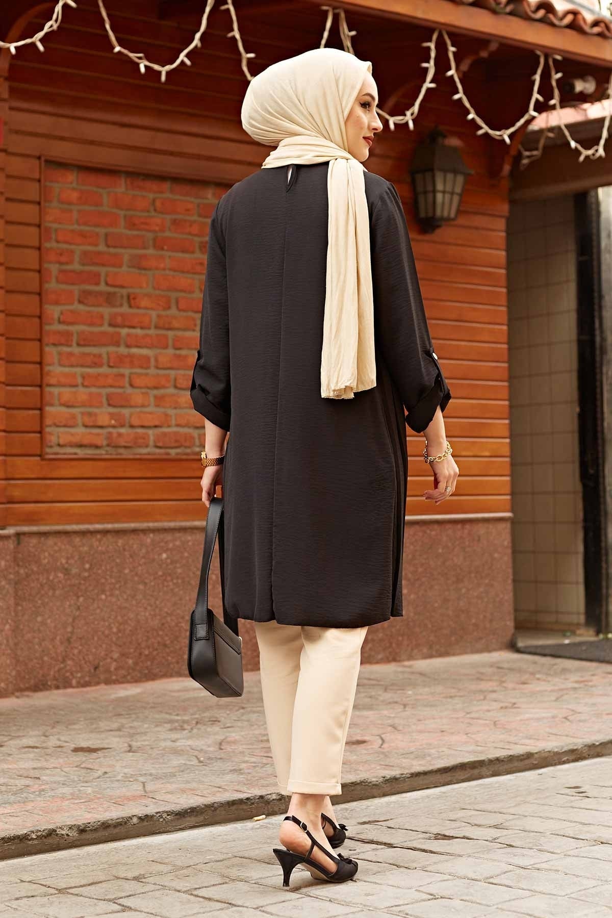 Pleated Islamic Dress