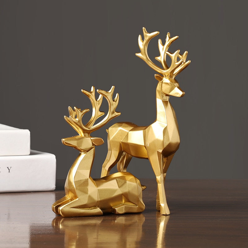 Origami Deer Statue
