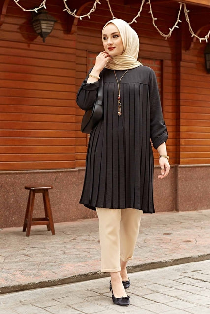 Pleated Islamic Dress